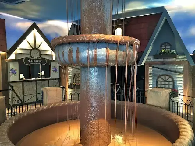 Gramado com chuva bom para visitar  o mundo do chocolate caracol